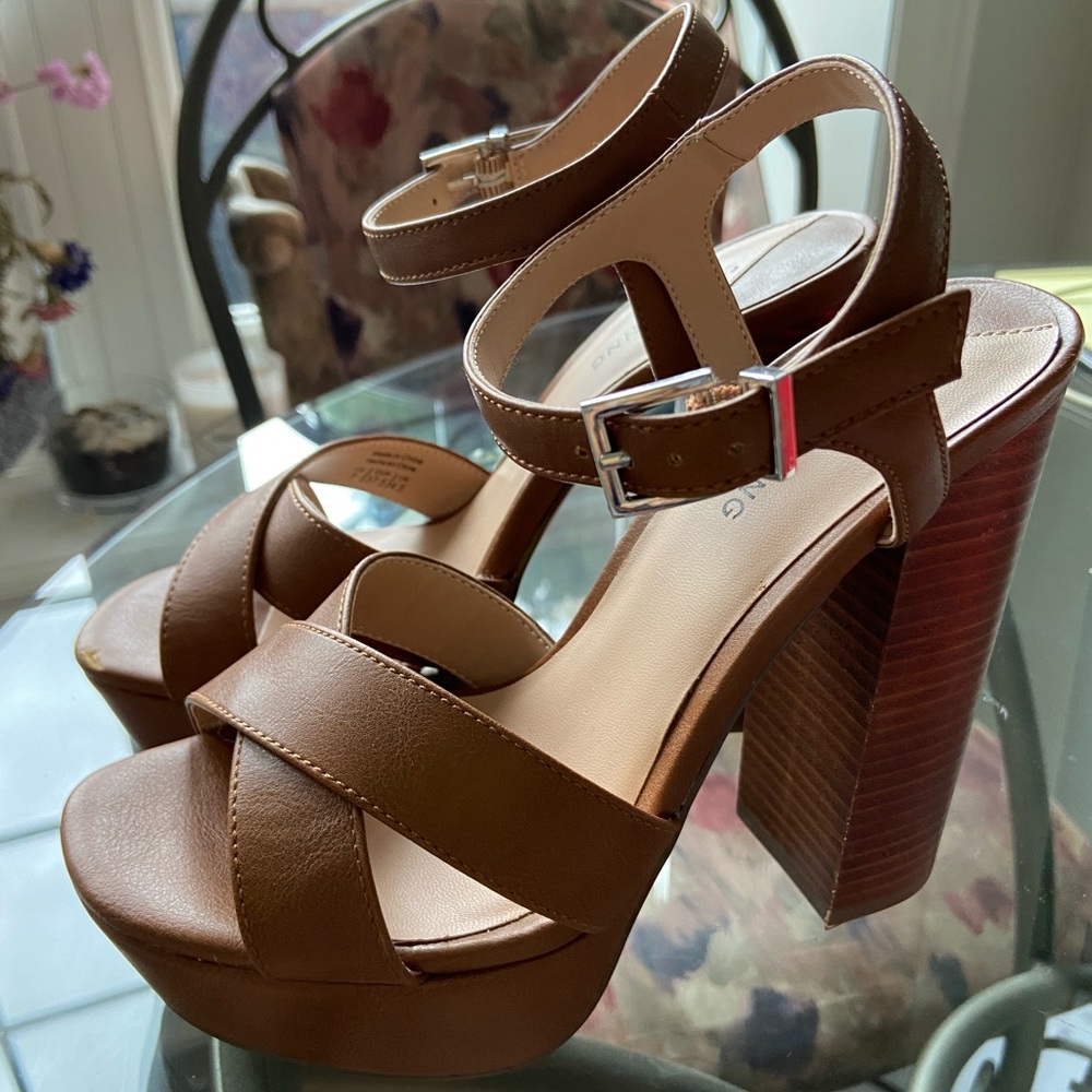 3/$15 Call it Spring | Brown Platform Sandal